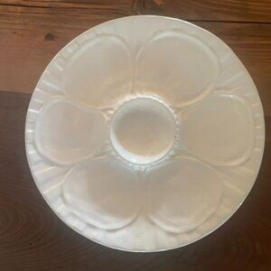 Vintage California Pottery 10" Oyster Plates Set Of 2
